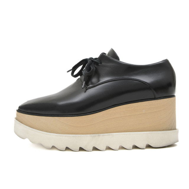 STELLA McCARTNEY 黒 厚底シューズ37.5