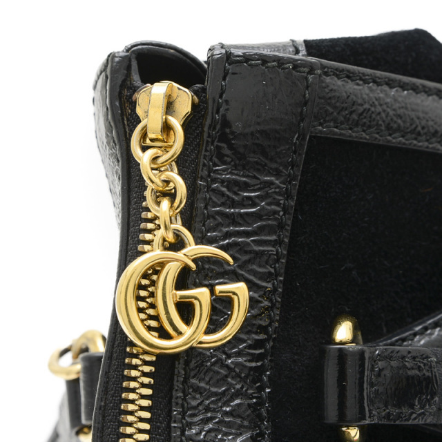 GUCCI グッチ OPHIDIA バッグ ブラック レザー シェリーライン GUCCI グッチ OPHIDIA バッグ ブラック レザー シェリーライン