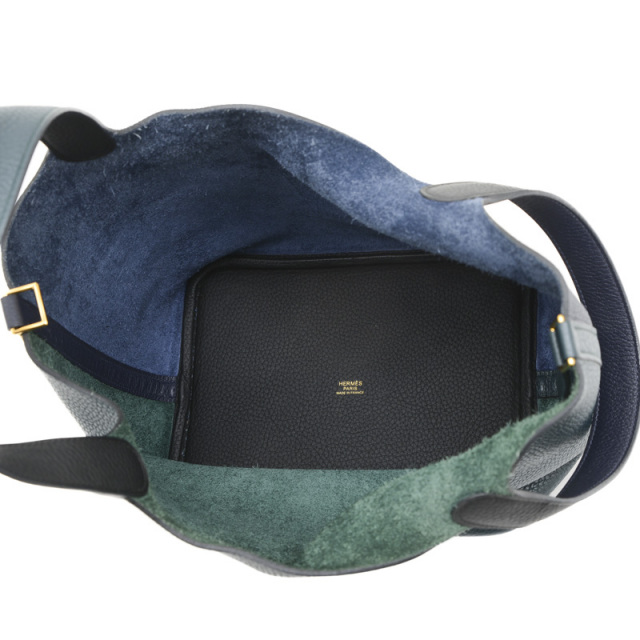 HERMES エルメス ピコタンロックMM 22 Y刻印 ネイビー