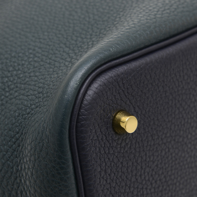 HERMES エルメス ピコタンロックMM 22 Y刻印 ネイビー