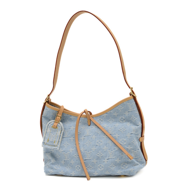 ルイヴィトン モノグラムデニム キャリーオール NM PM ショルダー  