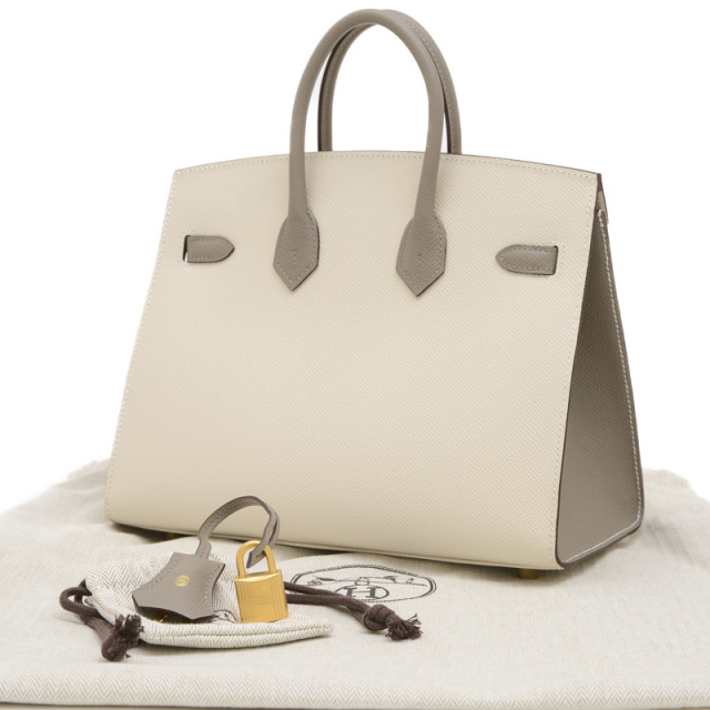 HERMES25フェルト エルメス バーキン25 ゴーチーム フェルト/スイフト エベンヌ
