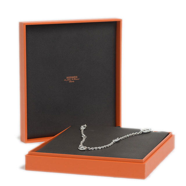 エルメス　シェーヌダンクル　ファランドール120 HERMES】エルメス『SILVER ファランドール 120 ロングネックレス