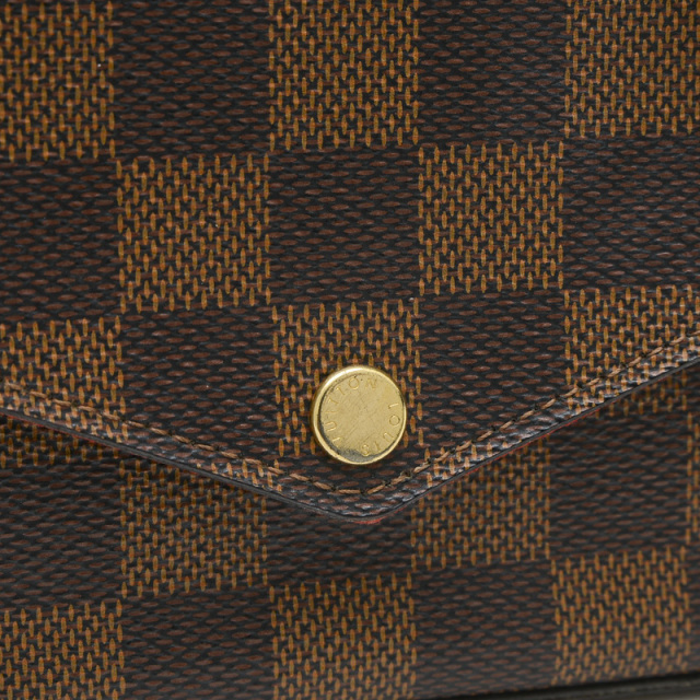 ルイヴィトン ダミエ ポシェットフェリシー クラッチ チェーン