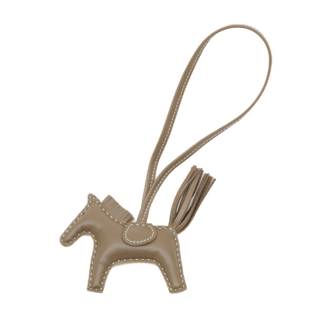 エルメス ロデオPM バッグチャーム ソーエトゥープ W刻印 HERMES 