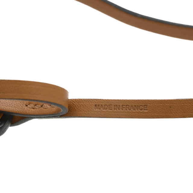 エルメス オランナノ バッグチャーム レザー ナタ/ナチュラルサブレ HERMES 