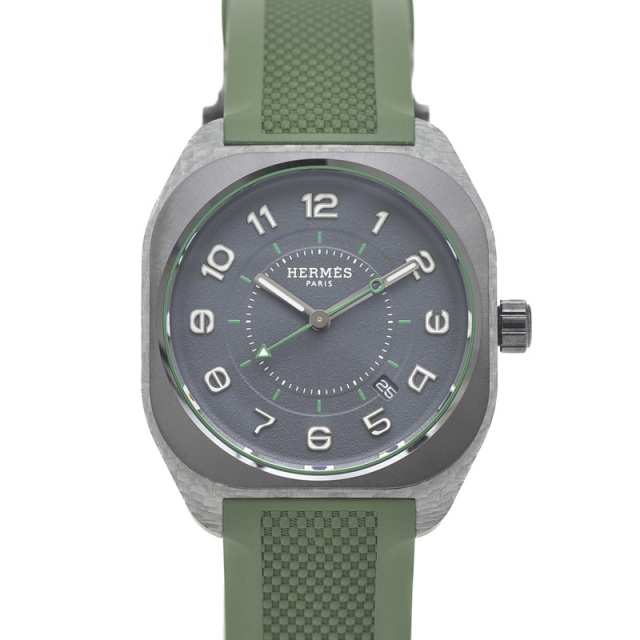 HERMES メンズ腕時計 H08 チタンモデル 自動巻 捕まり