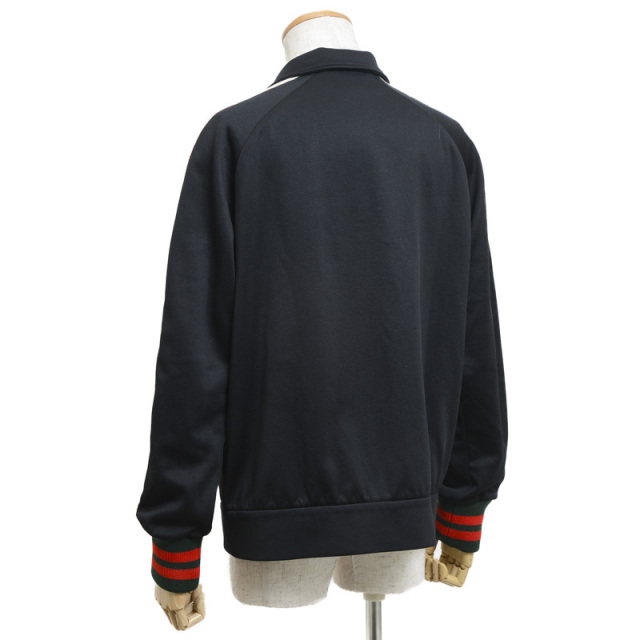 GUCCI グッチ テクニカル ジャージー ジップジャケット ブラック