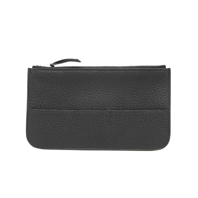 エルメス ドゴンGM 長財布 トゴ ブラック シルバー金具 W刻印 HERMES 【美品】エルメス ドゴンGM ドゴンデュオ トゴ ブラック