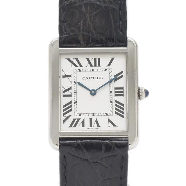Cartier タンクソロSM ベルトホワイト