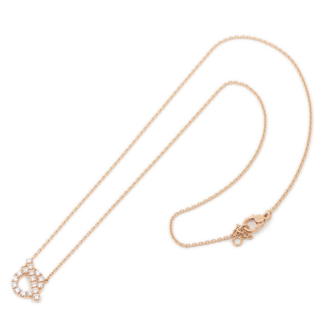 女性らしいピンクゴールド【HERMES】Finesse ペンダント HERMES(エルメス) フィネス ペンダント ネックレス アクセサリー