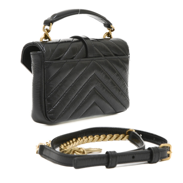 ほぼ未使用 付属品完備サンローラン コンバーチブル バッグ レザー ブラック 楽天市場】サンローラン SAINT LAURENT クラッチバッグ 型押し