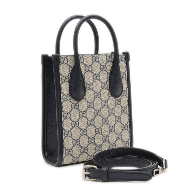 グッチ GGスプリーム インターロッキングG ミニトート 2WAY