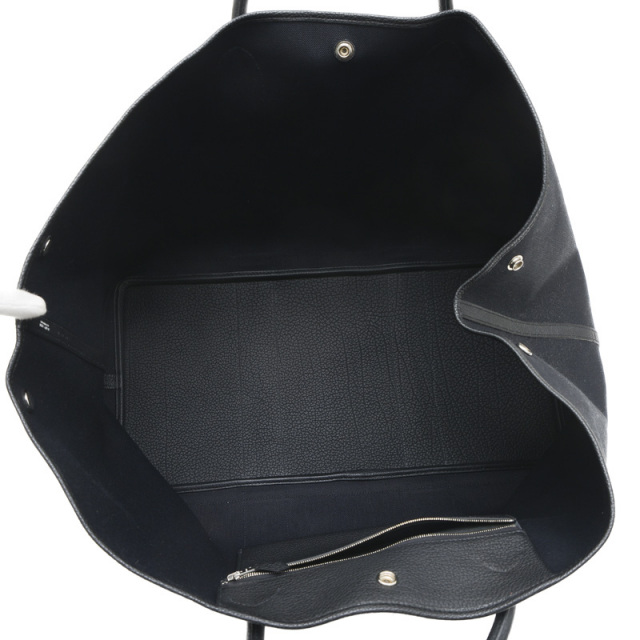 エルメス ガーデンパーティ GM 49 トワルミリタリー/レザー