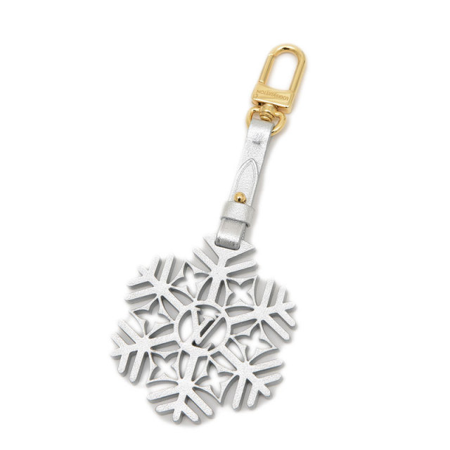 Louis Vuitton ルイ・ヴィトン チャーム　 キーホルダー ルイヴィトン バッグチャーム キーホルダー スノーフレーク 日本