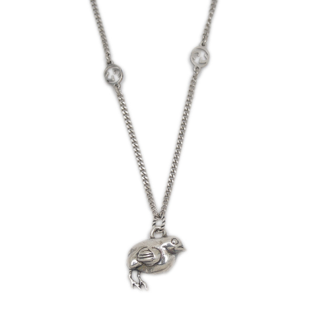 グッチ インターロッキングG ANIMALS CHICK ロングネックレス