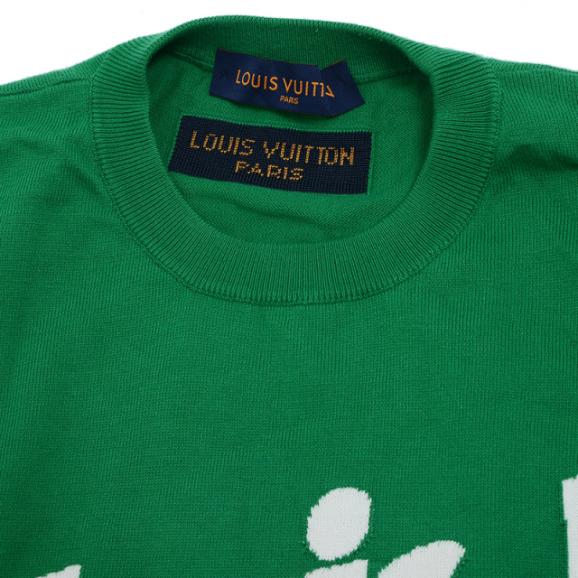 LOUIS VUITTON ルイヴィトン エブリデイLV クルーネック 半袖ニット T