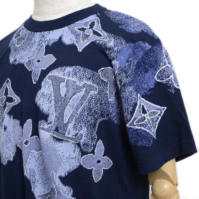 ルイヴィトン モノグラムウォーターカラー Tシャツ コットン