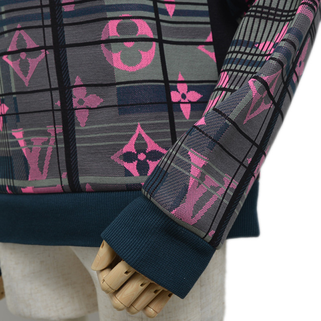 LOUIS VUITTON モノグラムジャガードスウェット 　Lサイズ LOUIS VUITTON ヴィトン モノグラム ジャガードスウェットトレーナー