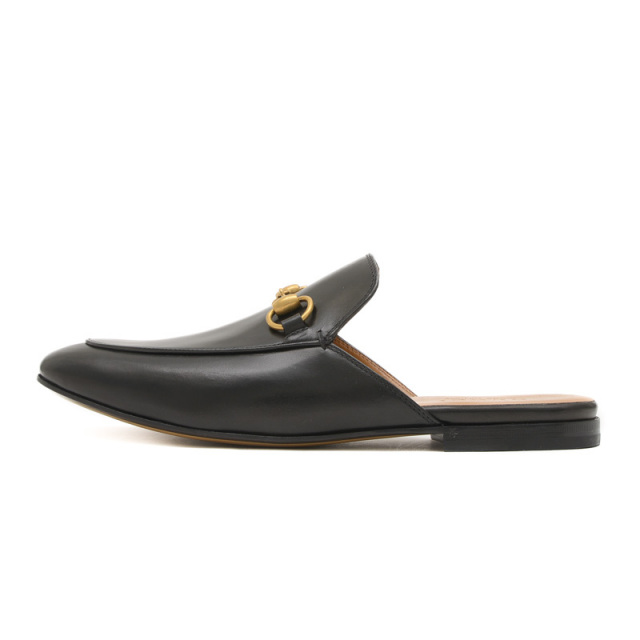 グッチ ホースビット ミュール ブラック プリンスタウン 423513