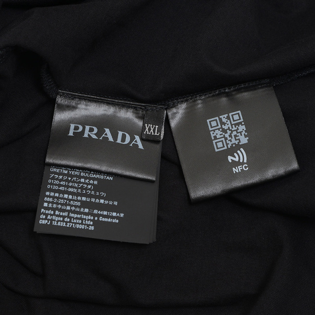 アウトレット直営店買付【PRADA】ロゴプリント Tシャツ UJN555 アウトレット直営店買付【PRADA】ロゴプリント Tシャツ UJN555