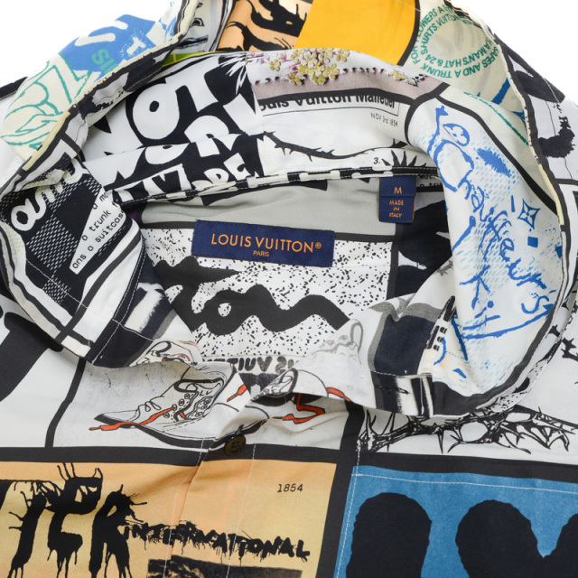 フードシルクプレンドオーバーシャツ　ルイヴィトン　正規品 LOUIS VUITTON ルイヴィトン フードシルクプレンド オーバーシャツ