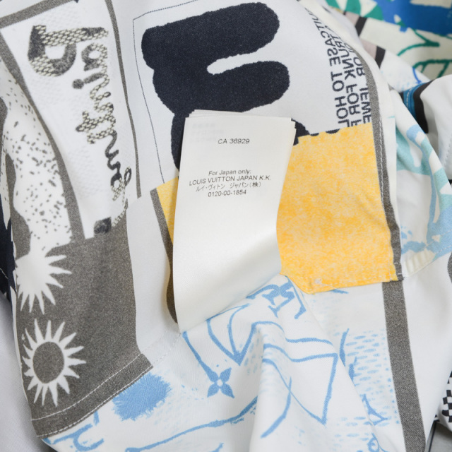 LOUIS VUITTON ルイヴィトン フードシルクプレンド オーバーシャツ