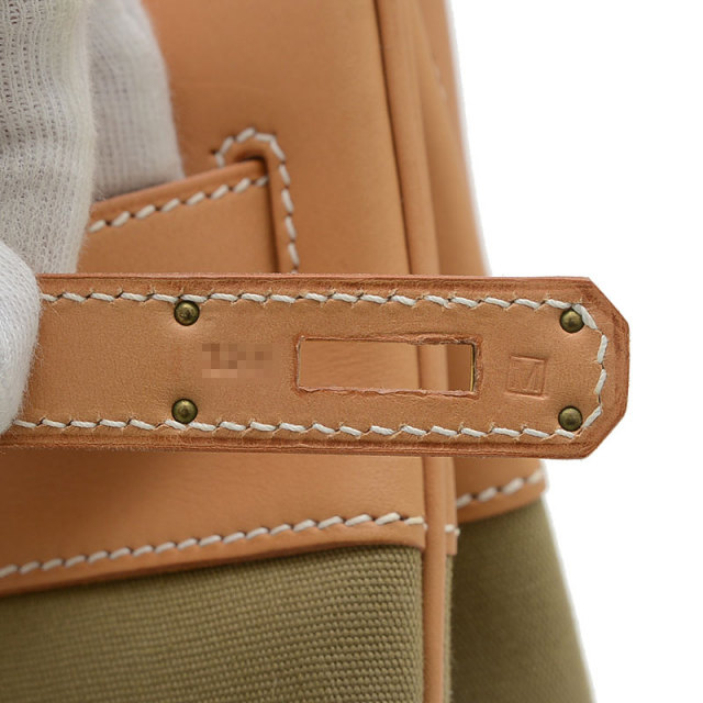 エルメス バーキン35 ヴァッシュ/トワルオフィシエ ナチュラル