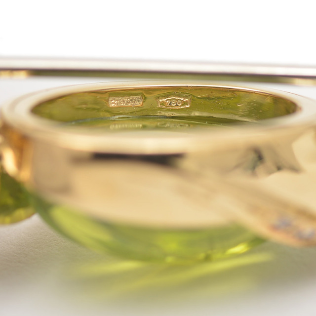 ブルガリ キャンディモチーフ ブローチ ボンボン ぺリドット18ct