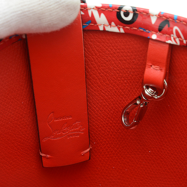 関税・送料込『Christian Louboutin』パテントレザーバッグ Christian Louboutin*パテントレザートートバッグ Cabarock Mini