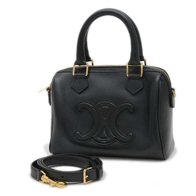 セリーヌ トリオンフ キュイル スモールボストン 2WAYバッグ