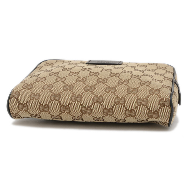 GUCCI ベージュ GGキャンバスポーチ