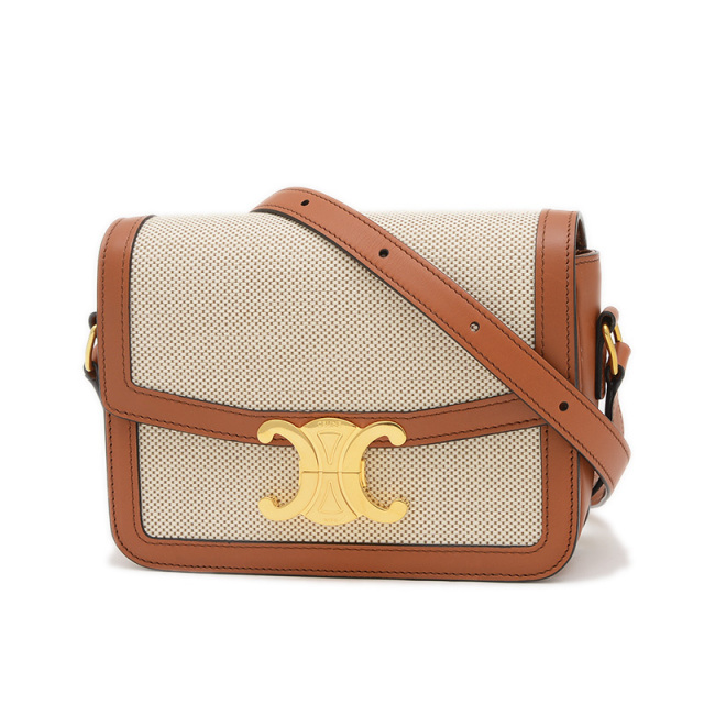 【CELINE】TEEN TRIOMPHE キャンバス ショルダーBag CELINE】TEEN TRIOMPHE キャンバス ショルダーBag