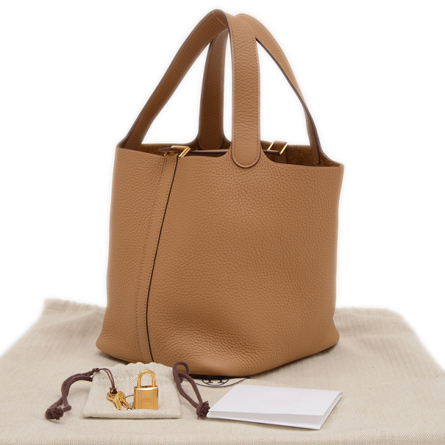 エルメス ピコタンロックMM 22 トリヨン ビスキュイ ゴールド エルメス ピコタンロックMM 22 トリヨン ビスキュイ ゴールド