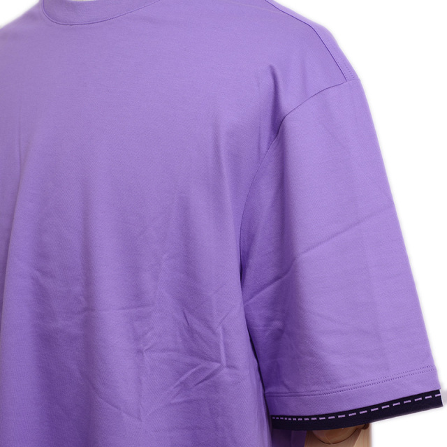 HERMES エルメス Tシャツ・カットソー 紫 4103524E0010 パープル（紫）系 HERMES(エルメス) Tシャツ・カットソー(メンズ
