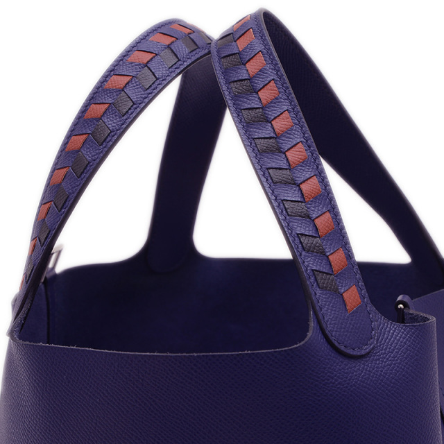 HERMES エルメス　ピコタンロックＭＭ22　P刻印　紺色　シルバー金具 恵比寿明治通り店】HERMES エルメス ハンドバッグ ピコタン
