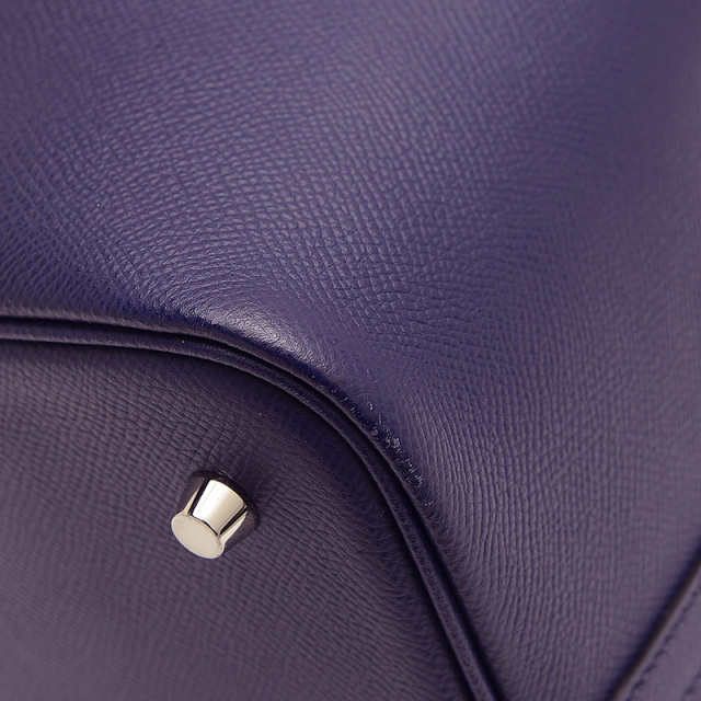 エルメス ピコタンロック MM 22 トレサージュ エプソン ブルーアンクル