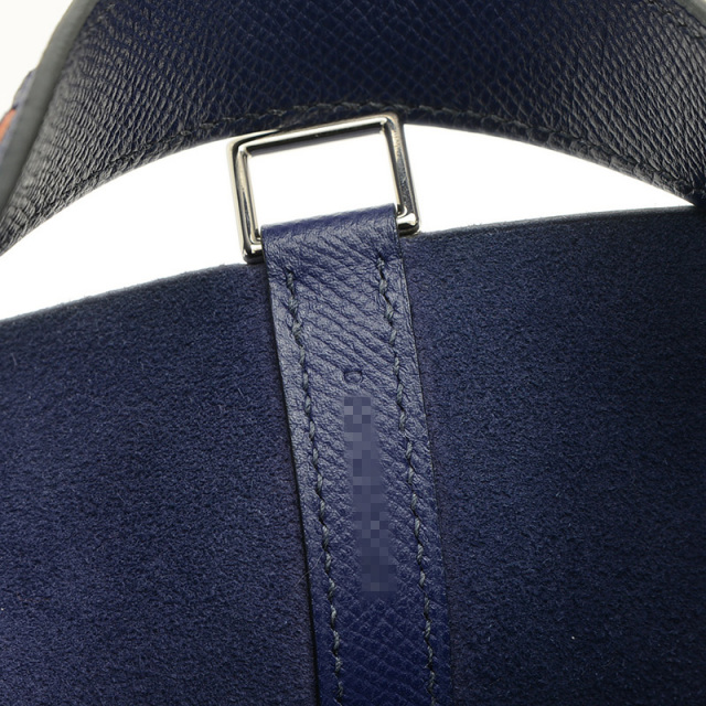 エルメス ピコタンロック MM 22 トレサージュ エプソン ブルーアンクル