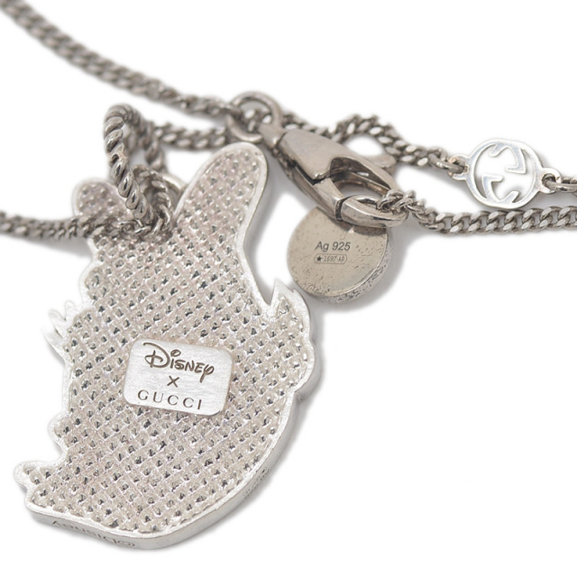 グッチ インターロッキングG DISNEY デイジーダック ネックレス
