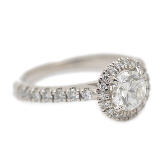 カルティエ デスティネ ダイヤリング PT950/ダイヤ 0.61ct #49