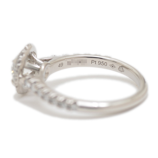 カルティエ デスティネ ダイヤリング PT950/ダイヤ 0.61ct #49