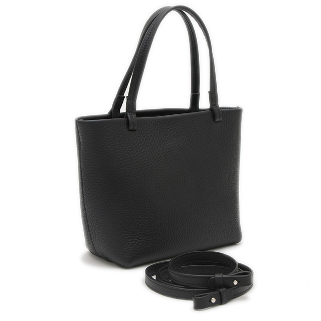 （残りわずか）The Row パークスリー レザートートバッグ Park Tote Three Bag Black in Leather – The Row