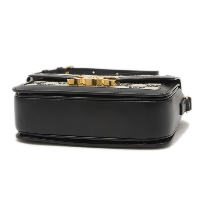 セリーヌ トリオンフ ティーン ショルダーバッグ ナチュラル/ブラック  