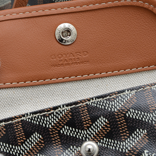 Goyard ゴヤール　アンジュ　ブラウン/ブラック　トートバッグ ゴヤール/トートバッグ/アンジュミニポーチ/黒×ブラウン×マルチ