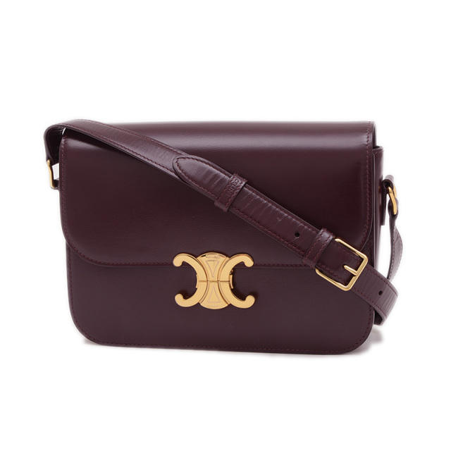CELINE クラシック トリオンフ ショルダーバッグ 本革 187363BF4 CELINE クラシック トリオンフ ショルダーバッグ 本革 187363BF4