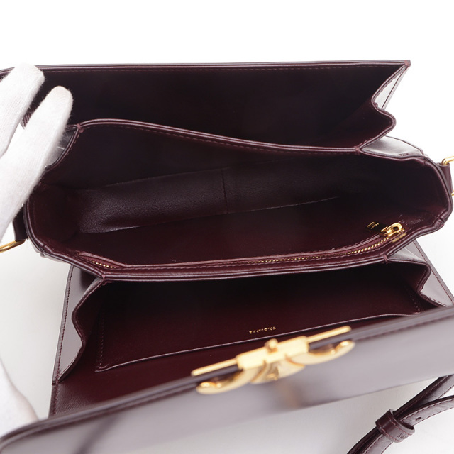 CELINE　スカート　トリオンフ　ボルドー　Ｓ CELINE スカート トリオンフ ボルドー S CELINE スカート