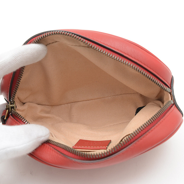 【正規品】GUCCI/ モーマント/グッチ/レッド/ウエストバッグ/レザー グッチ GUCCI GGマーモント ウエストバッグ 476434 レッド