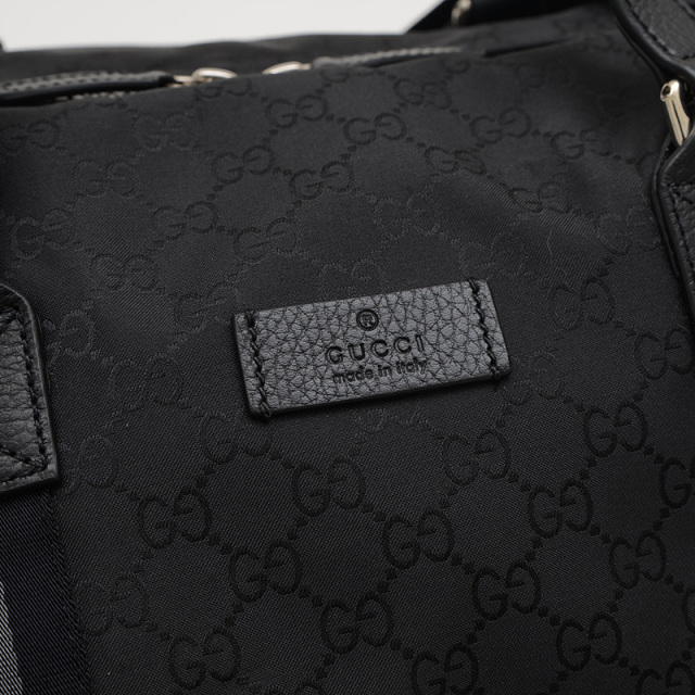 つるさん専用 GUCCI ブラックナイロン ボストンバッグ 大型 つるさん専用 GUCCI ブラックナイロン ボストンバッグ 大型 つる