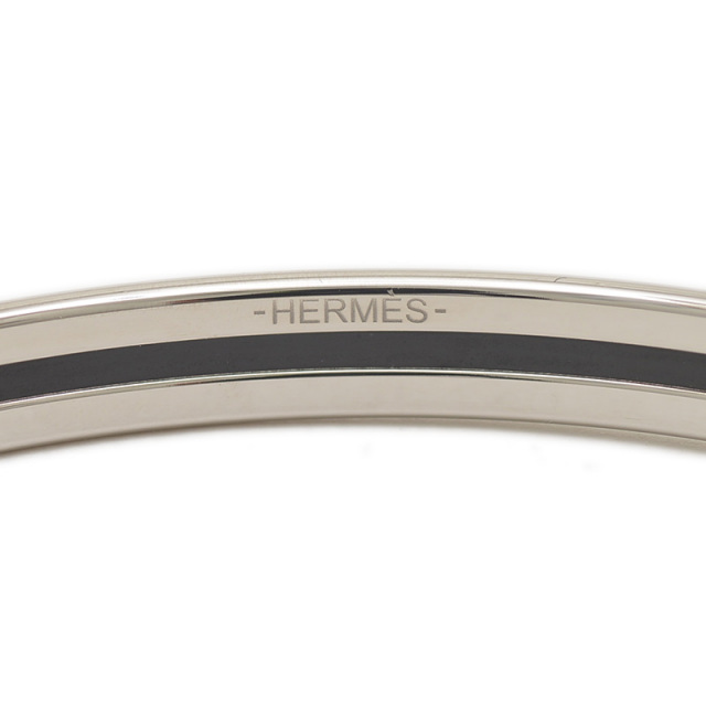 【最終値下げ】HERMES ブレスレット ユニ マロングラッセ(シルバー) エルメス ユニ バングル ブレスレット シルバー/マロングラッセ