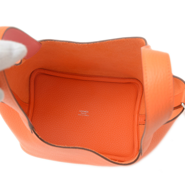 エルメス ピコタンロック PM 18 エクラ トリヨン オレンジミニ